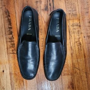 Mens Prada Leather Loafers